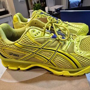 SICS GEL-NIMBUS 10.1 1203A599 300 Kelp Lemon Spark Sports Style Shoes MENS 13